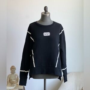 Reflective NASA Crewneck Sweatshirt EUC